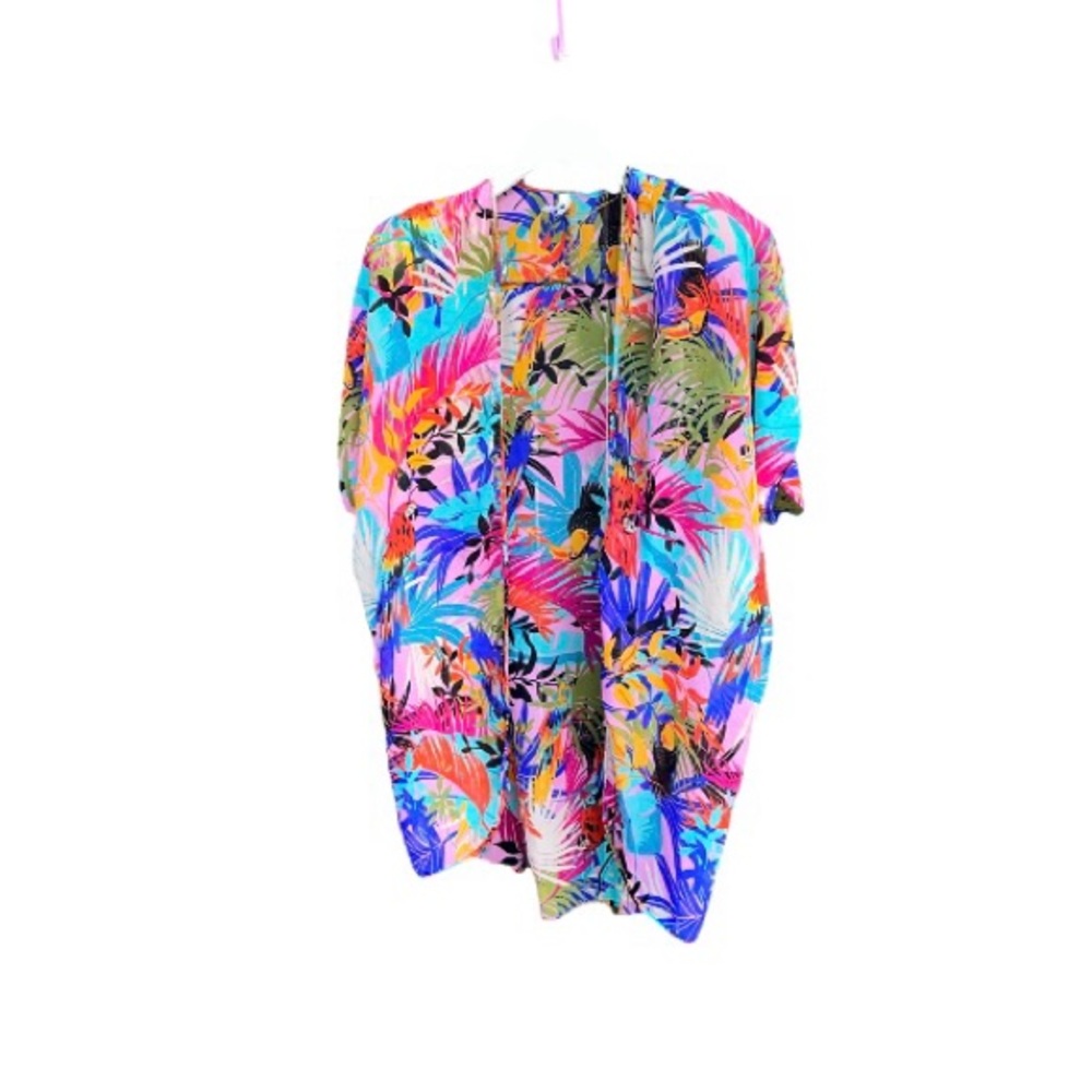 Live 4 Truth Multicolor Tropical Kimono